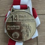 Medaille vom Hamburg Marathon am 25. April 1999