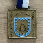 Die Medaille vom Internationalen Schwarzwald Maratohn in Bräunlingen am 12. Oktober 2008