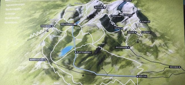 Verschiedenste Möglichkeiten zum Wandern im Alpstein
