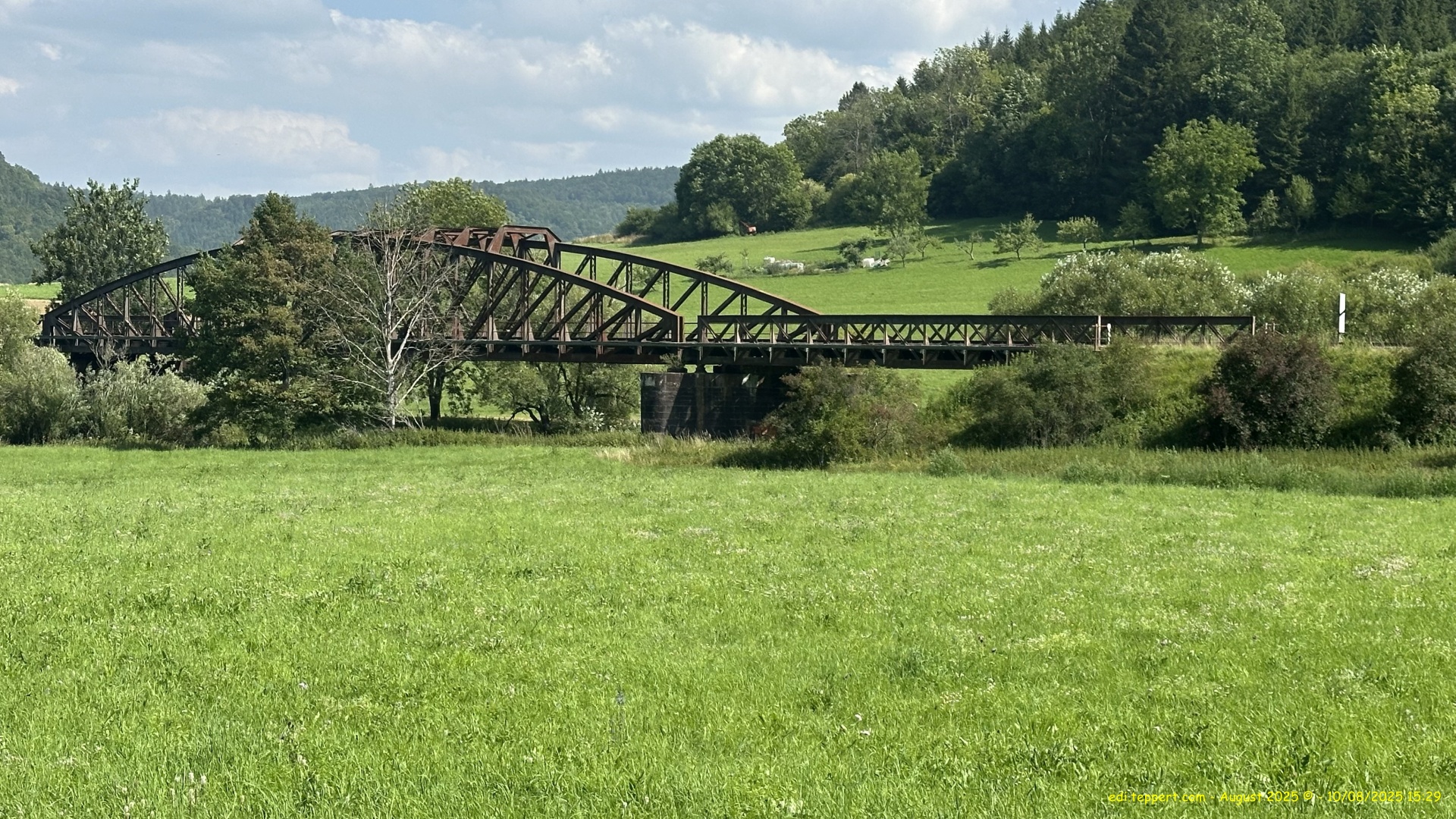 Eisenbahnbrücke zwischen Mühlheim und Fridingen