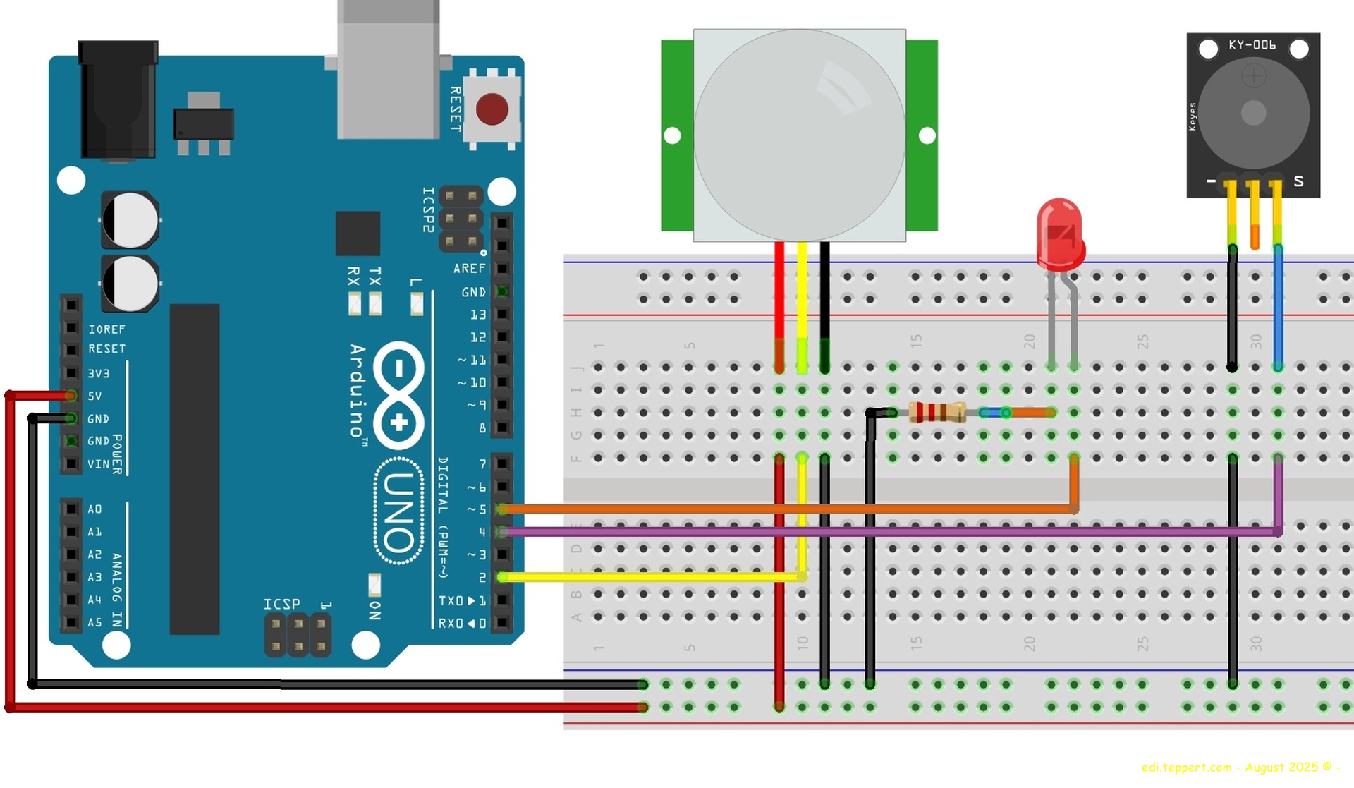 Fritzing Breadboard Wiring Diagram