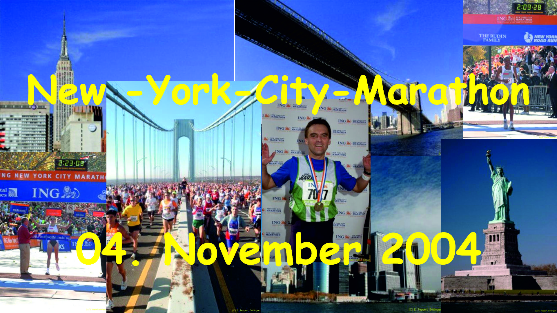 edi.teppert.com New York City Marathon 2004 Titel