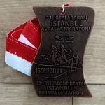 Medaille vom Istanbul Marathon am 16. Oktober 2011