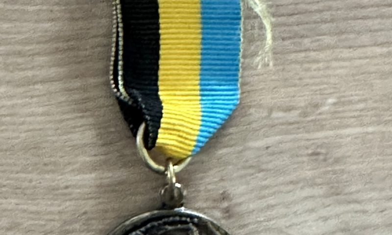 Die Medaille vom Internationalen Schwarzwald Maratohn in Bräunlingen am 12. Oktober 2003