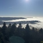 Blick vom Lembergturm ins Tal Richtung Dekingen, Rottweil