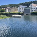 Schleuse im Neckar in Horb