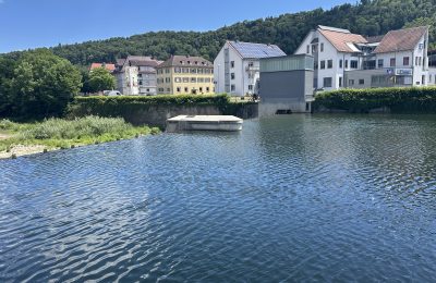 Schleuse im Neckar in Horb